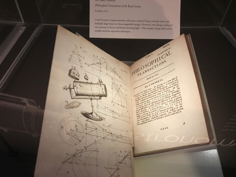 Isaac Newton's Article on a Telescope, 