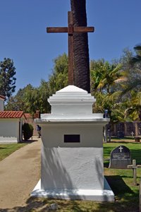 Monument to the Native Americans at the Mission