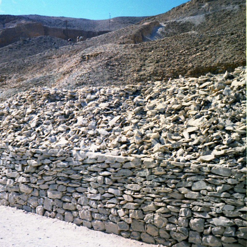 Rock Wall in the Valley of the Kings