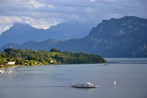 Lake Lucerne from Hotel Montana