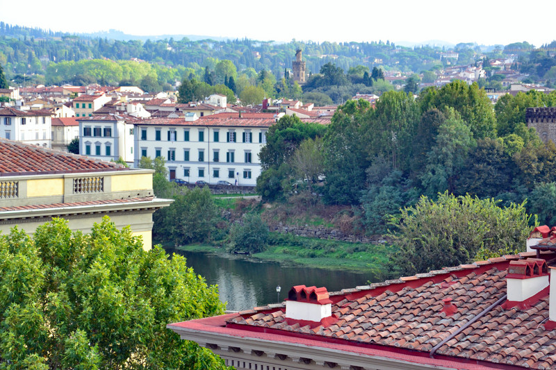 The Arno from Hotel Kraft