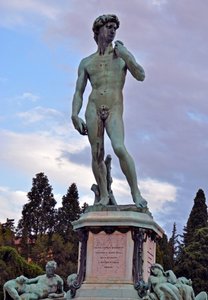 Michelangelo's David in Bronze