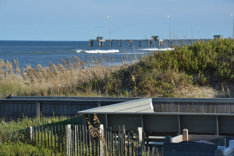 Nags Head Beach and Jeanette's Pier