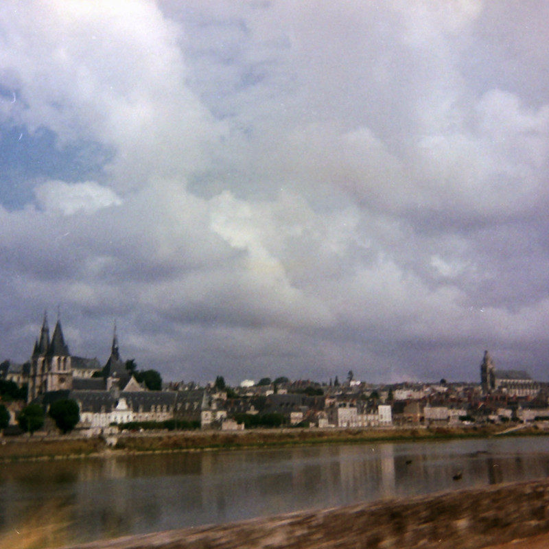 Blois and Château de Blois on the Loire River