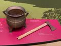 English Cooking Pot and Axe