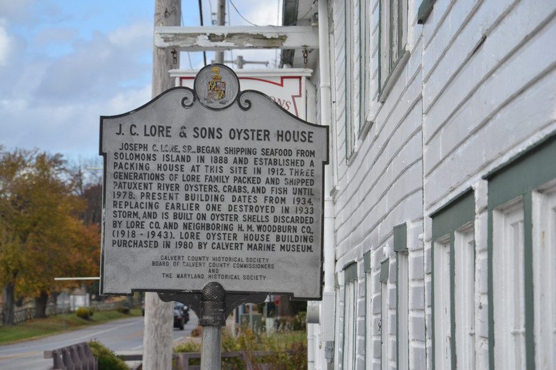 J.C. Lore Oyster House Historical Marker