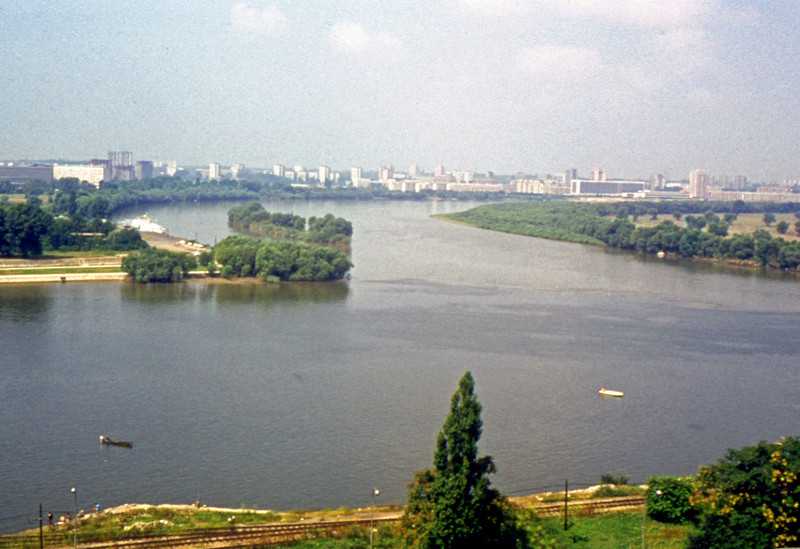 Confluence of the Danube and Sava Rivers
