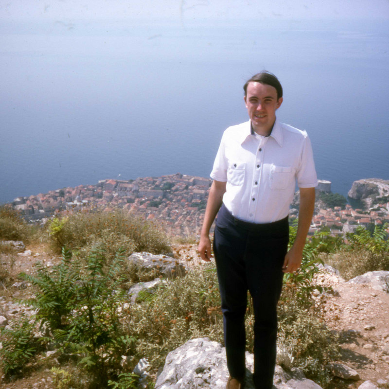 Me at Dubrovnik in 1975