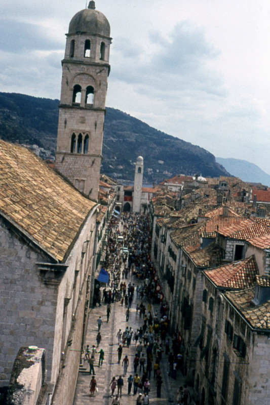 Stradun from the Dubrovnik City Wall
