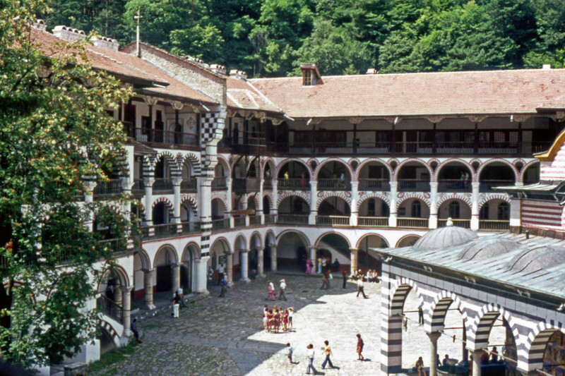 Rila Monastery Courtyard