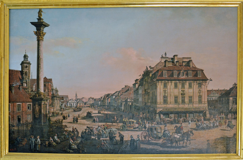 View of  Krakowskie Przedmieście Street from the Zygmunt III Column