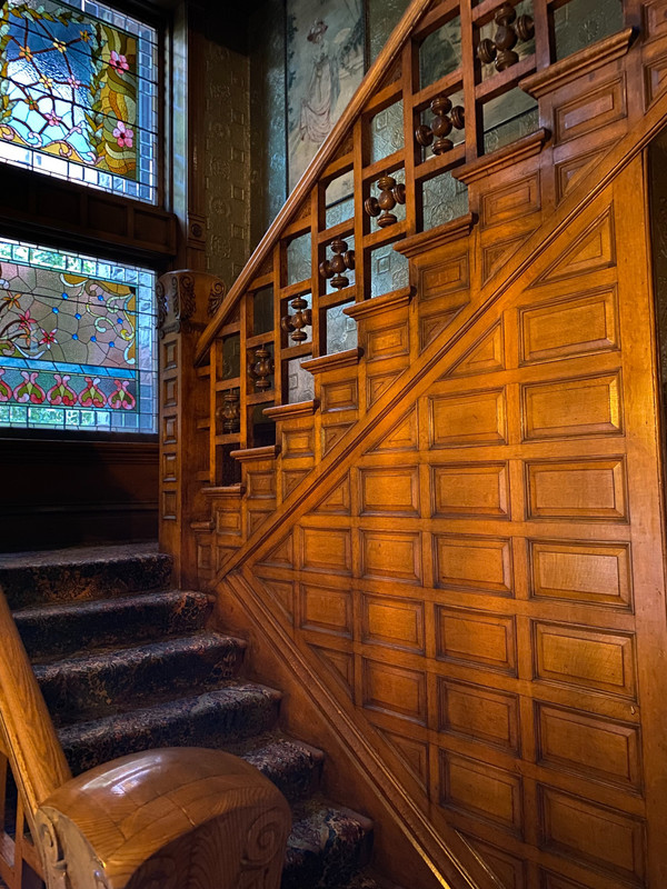 Main Staircase in the Molly Brown House.