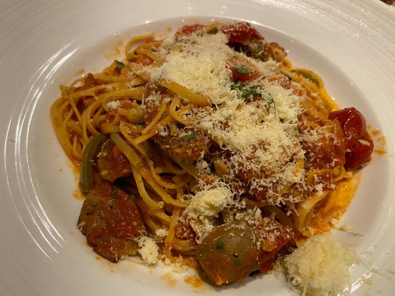 Linguini with Italian Sausage
