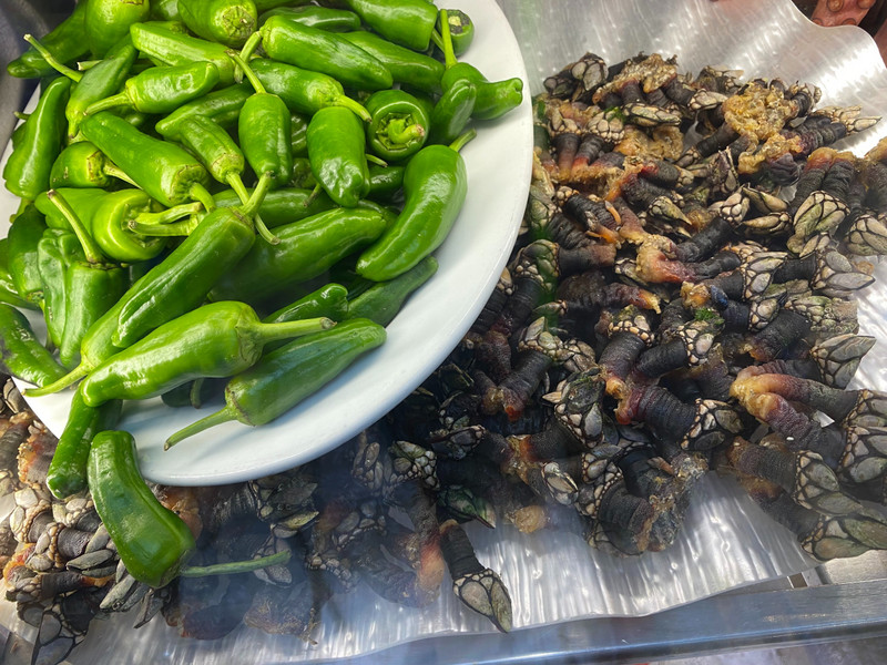 Peppers and Roasted Barnacles
