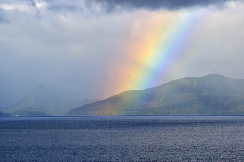 Rainbow Over the Chatham Strait
