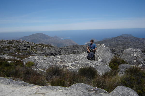 On top of Table Mt - Cape Town