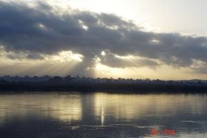 Sunrise over the Zambezi River