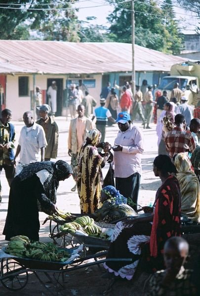 Moyale market in northern Kenya