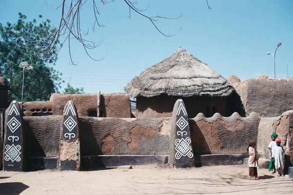 Hausa architecture in Kano, Nigeria.