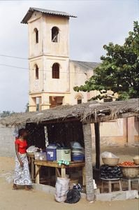 Street scene, Grand Popo, Benin