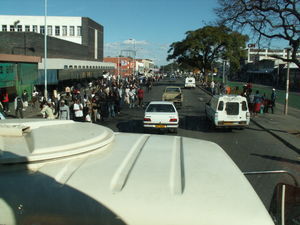 Harare street scene