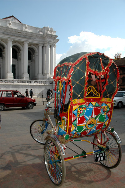 Colorful rickshaw