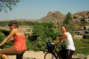 Bicycling babes