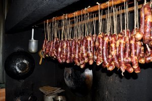 This resto was famous for its SAUSAGE!