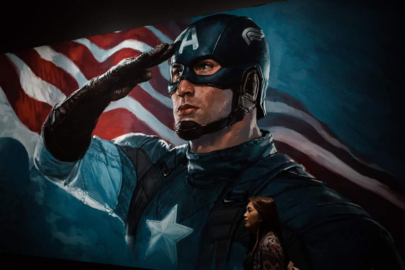 Captain America - ArtScience Museum
