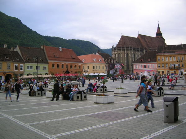 Brasov town square