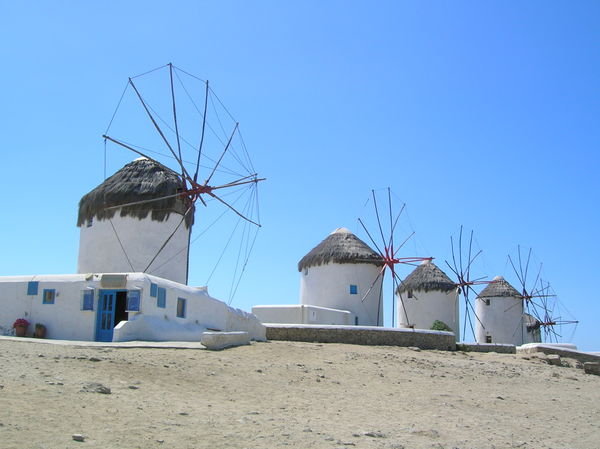 Windmills Myconos - Greece
