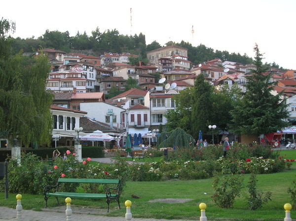 Lake Ohrid town