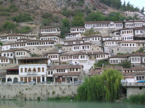 Ottoman style houses Berat - albania