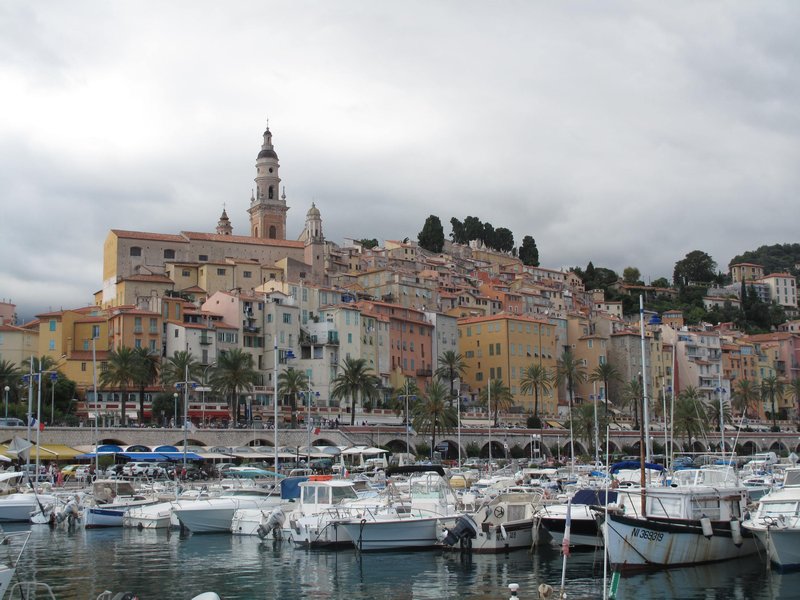 Menton in the French Riviera.