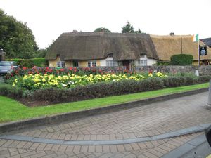 Thatched cottages in the south of Ireland.