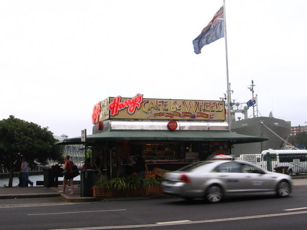 Hotdog stand in Sydney