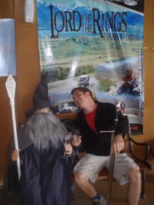 A la buvette avec Gandalf - Drinking with Gandalf!