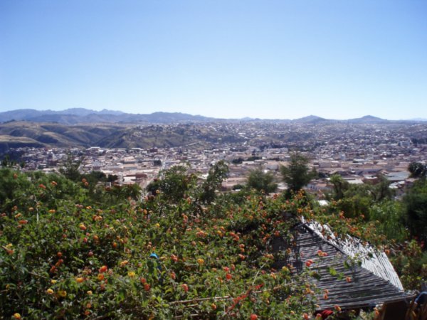 Vue du haut de la colline La Recoleta - View from the top of the hill La Recoleta
