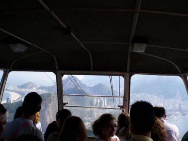 Dans la telecabine - In the gondola