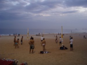 Volley sur la plage - Volleyball on the beach