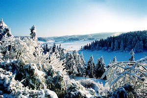 Snow scene in Fairy Mountain