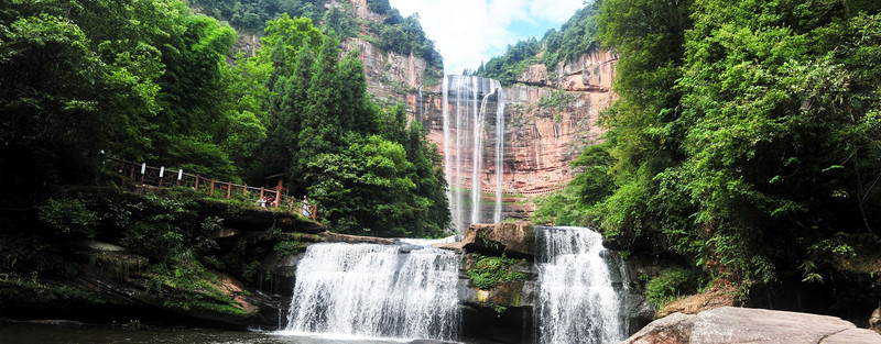 China-Wulong-waterfall-mountain-c490