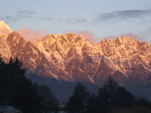 The Remarkables mountains by Queenstown