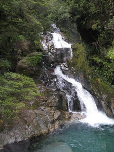 Waterfall on the way to Milford Sound