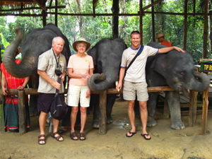 Off to ride elephants