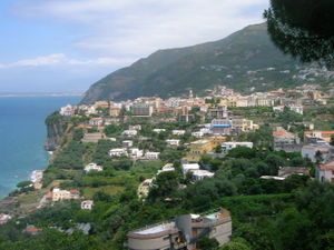 View from the bus to Sorrento