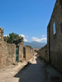 A quieter street in Pompeii