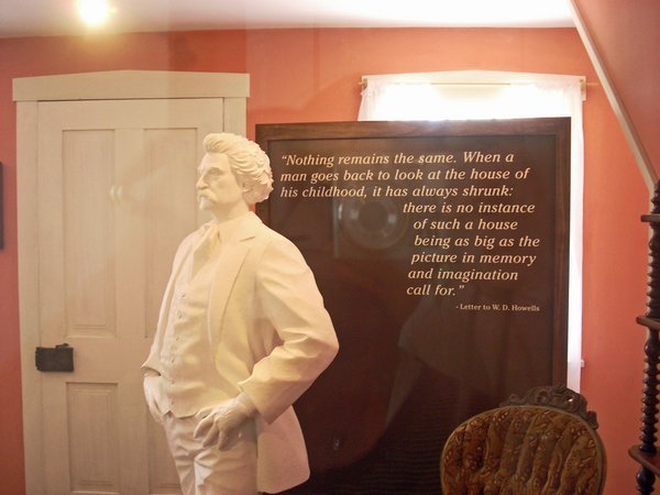 MT statue and quote