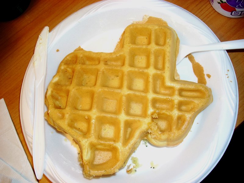 Waffle the size of TX (or the shape, at least)!