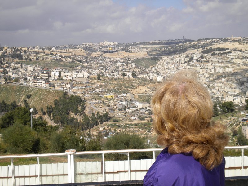 Overlooking the Holy City